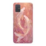 Manitoba Samsung Galaxy M31S Uyumlu Baskılı Yumuşak Silikon Telefon Kılıfı, Pembe Desen