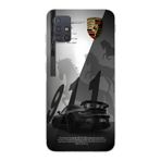 Manitoba Samsung Galaxy M31S Uyumlu Baskılı Yumuşak Silikon Telefon Kılıfı, Şeffaf, Porsche Tasarım
