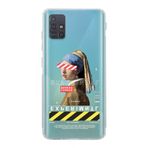 Manitoba Samsung Galaxy M31S Uyumlu Baskılı Yumuşak Silikon Telefon Kılıfı, Turkuaz