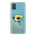 Manitoba Samsung Galaxy M31S Uyumlu Bubbles Tasarımlı Baskılı Şeffaf Telefon Kılıfı