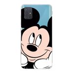 Manitoba Samsung Galaxy M31S Uyumlu Mickey Tasarımlı Baskılı Şeffaf Telefon Kılıfı