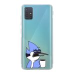 Manitoba Samsung Galaxy M31S Uyumlu Mordecai Tasarımlı Baskılı Şeffaf Telefon Kılıfı