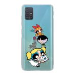 Manitoba Samsung Galaxy M31S Uyumlu Powerpuff Girls Tasarımlı Şeffaf Telefon Kılıfı, Çok Renkli