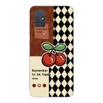 Manitoba Samsung Galaxy M31S Uyumlu Remember To Be Happy Tasarımlı Şeffaf Telefon Kılıfı, Çok Renkli