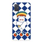 Manitoba Samsung Galaxy M31S Uyumlu Sevimli Ayıcık Tasarımlı Şeffaf Telefon Kılıfı, Çok Renkli