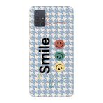 Manitoba Samsung Galaxy M31S Uyumlu Smile Tasarımlı Şeffaf Telefon Kılıfı, Çok Renkli