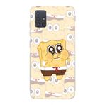 Manitoba Samsung Galaxy M31S Uyumlu SpongeBob Tasarımlı Baskılı Şeffaf Telefon Kılıfı
