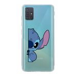 Manitoba Samsung Galaxy M31S Uyumlu Stitch Tasarımlı Baskılı Şeffaf Telefon Kılıfı