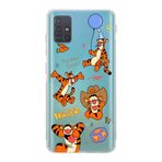 Manitoba Samsung Galaxy M31S Uyumlu Tigger Tasarımlı Baskılı Şeffaf Telefon Kılıfı