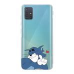 Manitoba Samsung Galaxy M31S Uyumlu Tom Tasarımlı Baskılı Şeffaf Telefon Kılıfı