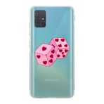 Manitoba Samsung Galaxy M31S Uyumlu Zarlar Tasarımlı Baskılı Şeffaf Telefon Kılıfı