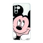 Manitoba Samsung Galaxy M34 5G Uyumlu Mickey Tasarımlı Baskılı Şeffaf Telefon Kılıfı