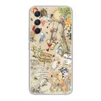 Manitoba Samsung Galaxy S24 Plus Uyumlu Winnie The Pooh Kolaj Tasarımlı Baskılı Şeffaf Telefon Kılıfı