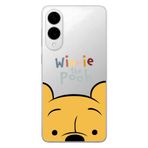 Manitoba Samsung Galaxy S25 Edge Uyumlu Baskılı Yumuşak Silikon Şeffaf Telefon Kılıfı, Winnie the Pooh Desen