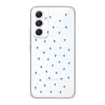 Manitoba Samsung Galaxy S25 FE Uyumlu Minik Kalpler Tasarımlı Baskılı Şeffaf Silikon Telefon Kılıfı