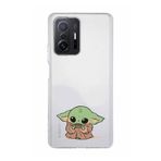 Manitoba Xiaomi Mi 11T / Mi 11T Pro Uyumlu Baby Yoda Tasarımlı Baskılı Şeffaf Silikon Telefon Kılıfı