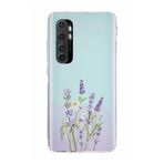 Manitoba Xiaomi Mi Note 10 Lite Uyumlu Baskılı Yumuşak Silikon Şeffaf Telefon Kılıfı, Çiçek Deseni