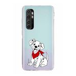 Manitoba Xiaomi Mi Note 10 Lite Uyumlu Dalmaçyalı Tasarımlı Baskılı Şeffaf Telefon Kılıfı