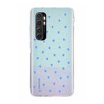 Manitoba Xiaomi Mi Note 10 Lite Uyumlu Minik Kalpler Tasarımlı Baskılı Şeffaf Telefon Kılıfı