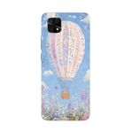 Manitoba Xiaomi Redmi 10C Uyumlu Baskılı Yumuşak Silikon Telefon Kılıfı, Çiçek Balon Deseni