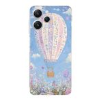 Manitoba Xiaomi Redmi 12 Uyumlu Baskılı Yumuşak Silikon Şeffaf Telefon Kılıfı, Çiçek Balon Deseni