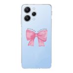 Manitoba Xiaomi Redmi 12 Uyumlu Fiyonk Tasarımlı Baskılı Şeffaf Telefon Kılıfı