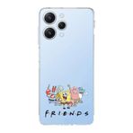 Manitoba Xiaomi Redmi 12 Uyumlu Friends Tasarımlı Baskılı Şeffaf Telefon Kılıfı