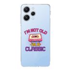 Manitoba Xiaomi Redmi 12 Uyumlu Im Classic Tasarımlı Şeffaf Telefon Kılıfı, Çok Renkli