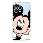 Manitoba Xiaomi Redmi 12 Uyumlu Mickey Tasarımlı Baskılı Şeffaf Silikon Telefon Kılıfı