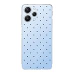 Manitoba Xiaomi Redmi 12 Uyumlu Minik Kalpler Tasarımlı Baskılı Şeffaf Telefon Kılıfı