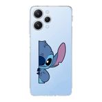 Manitoba Xiaomi Redmi 12 Uyumlu Stitch Tasarımlı Baskılı Şeffaf Telefon Kılıfı