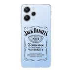 Manitoba Xiaomi Redmi 12 Uyumlu Whiskey Tasarımlı Şeffaf Telefon Kılıfı, Silikon, Çok Renkli