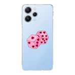 Manitoba Xiaomi Redmi 12 Uyumlu Zarlar Tasarımlı Baskılı Şeffaf Silikon Telefon Kılıfı