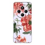 Manitoba Xiaomi Redmi 14C ile Uyumlu Baskılı Yumuşak Silikon Şeffaf Telefon Kılıfı, Çiçek Deseni