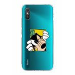 Manitoba Xiaomi Redmi 9A Uyumlu Gufi Tasarımlı Baskılı Şeffaf Silikon Telefon Kılıfı