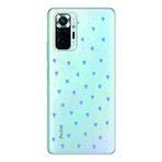 Manitoba Xiaomi Redmi Note 10 Pro ile Uyumlu Minik Kalpler Tasarımlı Baskılı Şeffaf Telefon Kılıfı