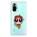 Manitoba Xiaomi Redmi Note 10 Pro Uyumlu Blossom Tasarımlı Baskılı Şeffaf Telefon Kılıfı