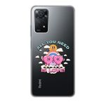 Manitoba Xiaomi Redmi Note 11 Pro/Note 12 Pro 4G ile Uyumlu All You Need Tasarımlı Baskılı Şeffaf Telefon Kılıfı