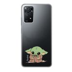 Manitoba Xiaomi Redmi Note 11 Pro/Note 12 Pro 4G ile Uyumlu Baby Yoda Tasarımlı Baskılı Şeffaf Telefon Kılıfı