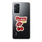 Manitoba Xiaomi Redmi Note 11 Pro/Note 12 Pro 4G ile Uyumlu Baskılı Yumuşak Silikon Şeffaf Telefon Kılıfı, Cherry Bomb Desen