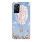 Manitoba Xiaomi Redmi Note 11 Pro/Note 12 Pro 4G ile Uyumlu Baskılı Yumuşak Silikon Şeffaf Telefon Kılıfı, Çiçek Balon Deseni