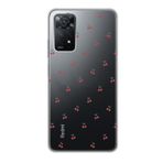 Manitoba Xiaomi Redmi Note 11 Pro/Note 12 Pro 4G ile Uyumlu Baskılı Yumuşak Silikon Şeffaf Telefon Kılıfı, Kiraz Deseni