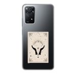 Manitoba Xiaomi Redmi Note 11 Pro/Note 12 Pro 4G ile Uyumlu Eller Tasarımlı Baskılı Şeffaf Telefon Kılıfı
