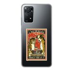 Manitoba Xiaomi Redmi Note 11 Pro/Note 12 Pro 4G ile Uyumlu Kedi ve Köpek Tasarımlı Baskılı Şeffaf Telefon Kılıfı