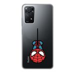 Manitoba Xiaomi Redmi Note 11 Pro/Note 12 Pro 4G ile Uyumlu Örümcek Tasarımlı Baskılı Şeffaf Telefon Kılıfı