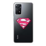 Manitoba Xiaomi Redmi Note 11 Pro/Note 12 Pro 4G ile Uyumlu Superman Baskılı Şeffaf Silikon Telefon Kılıfı