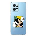Manitoba Xiaomi Redmi Note 12 4G ile Uyumlu Gufi Tasarımlı Baskılı Şeffaf Telefon Kılıfı