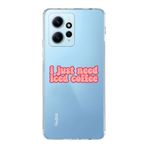 Manitoba Xiaomi Redmi Note 12 4G ile Uyumlu Iced Coffee Tasarımlı Baskılı Şeffaf Telefon Kılıfı
