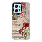 Manitoba Xiaomi Redmi Note 12 4G ile Uyumlu Live Fast Kolaj Tasarımlı Baskılı Şeffaf Telefon Kılıfı