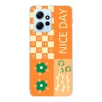 Manitoba Xiaomi Redmi Note 12 4G ile Uyumlu Nice Day Tasarımlı Baskılı Şeffaf Telefon Kılıfı, Çok Renkli